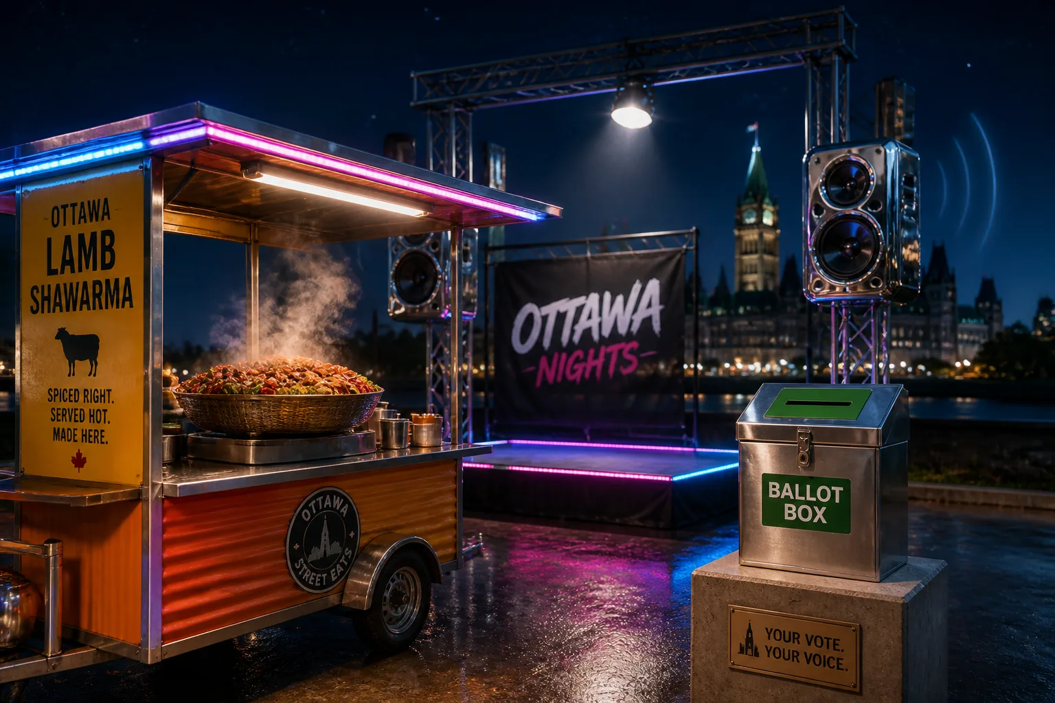 Xavier Trudeau, Xav, Debuts in Ottawas Shawarma Festival Amid Political Spotlight