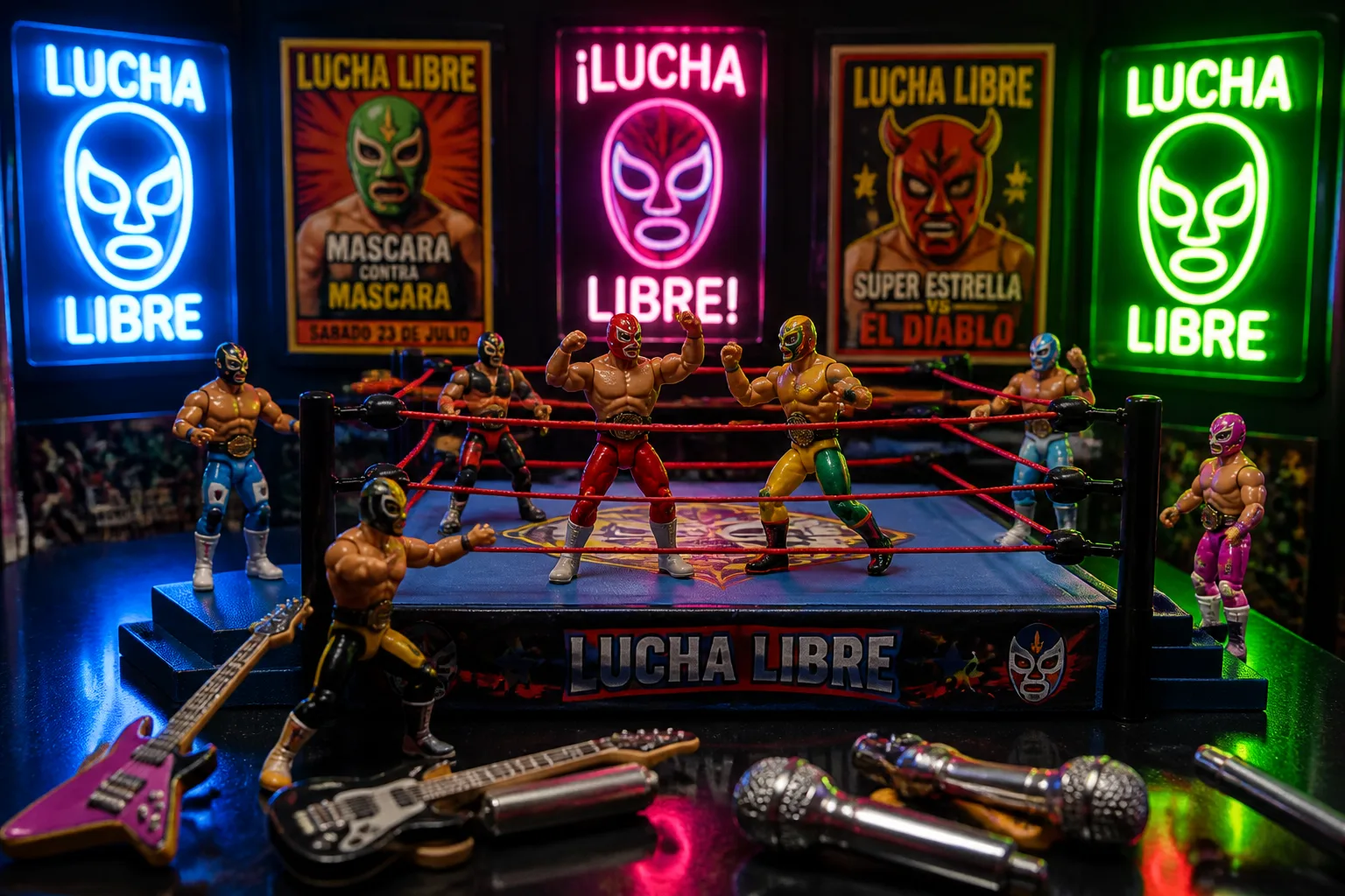 Mattel Launches WWE Rock n Wrestling Connection 3-Pack Featuring Cyndi Lauper, Roddy Piper and Lou Albano