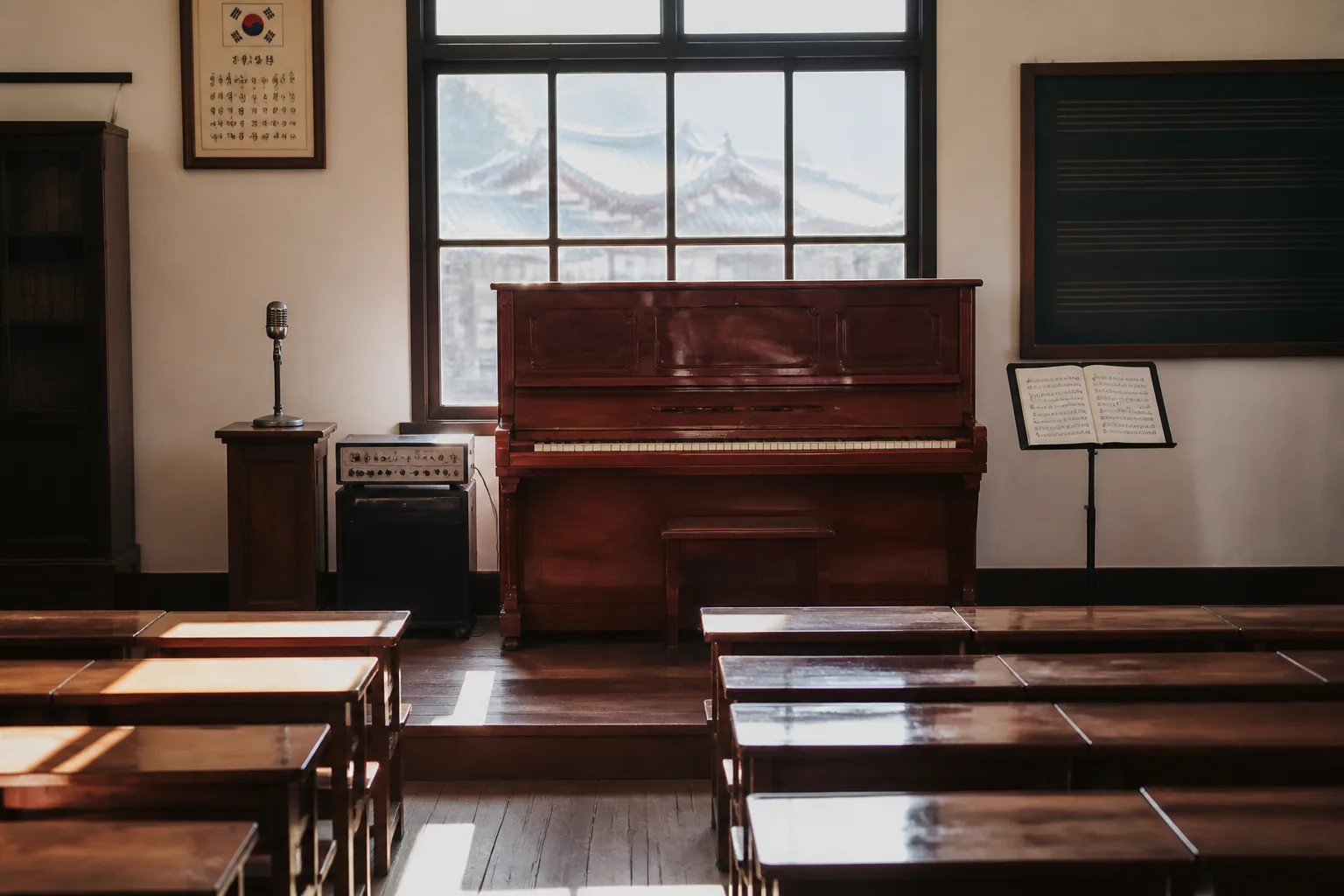 BMK Transitions from Stage to Classroom, Teaching Singing at Seoul National School for the Blind