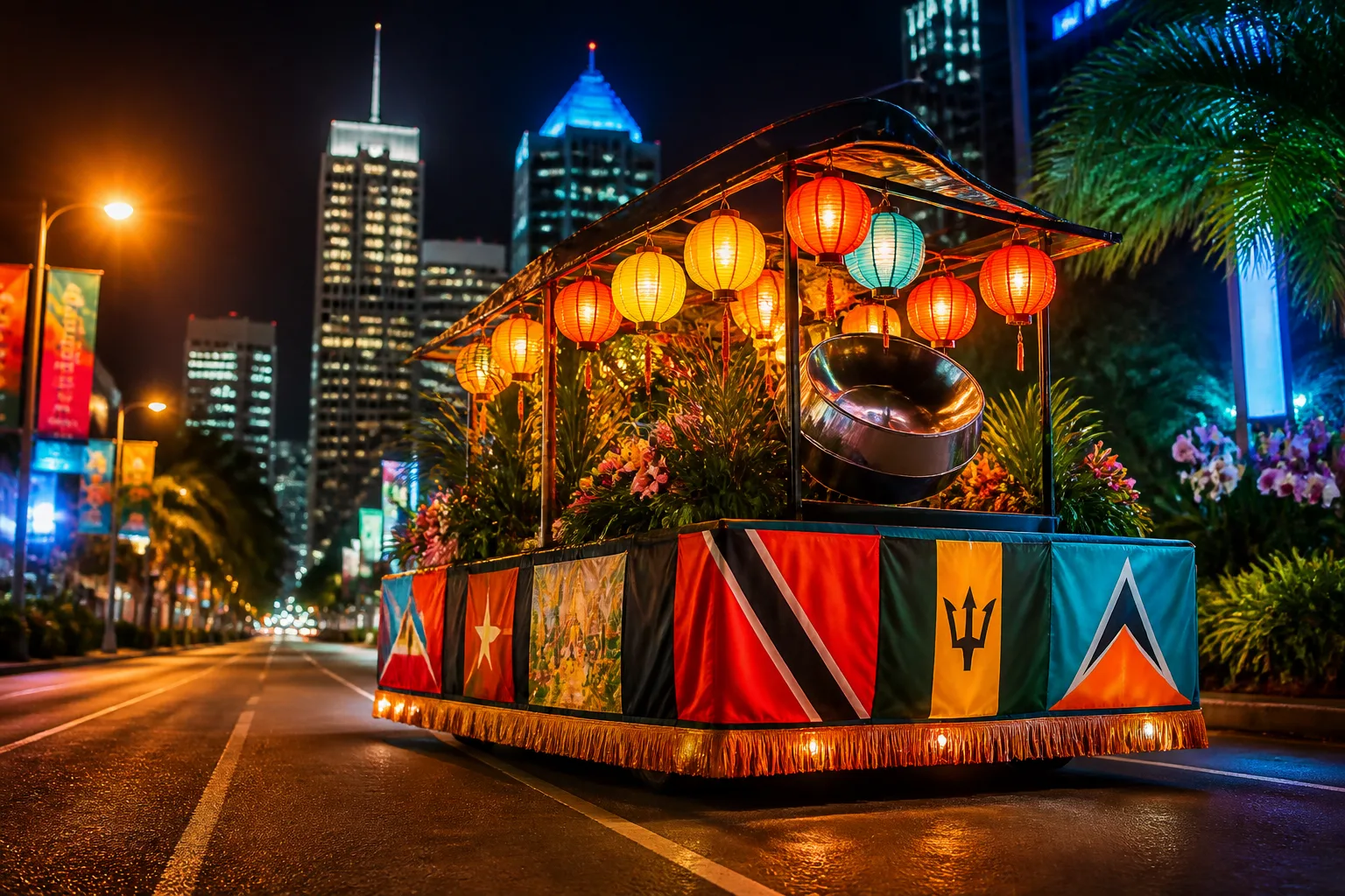Victorias i-Land Fest Parade Lights Up Downtown with Caribbean Spirit