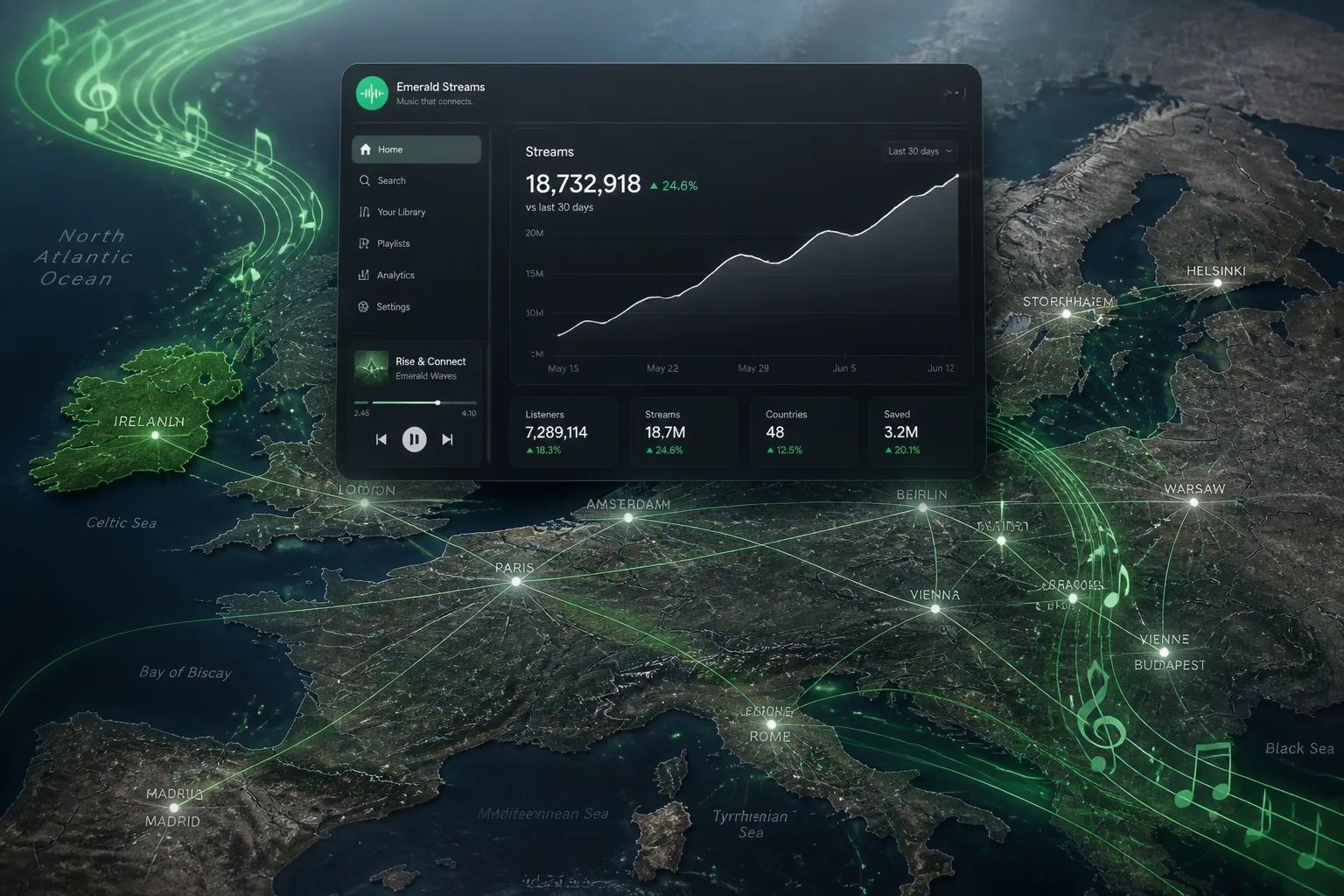 Ireland Outpaces EU Average in Streaming Growth, IFPI Report Highlights Ambles International Success